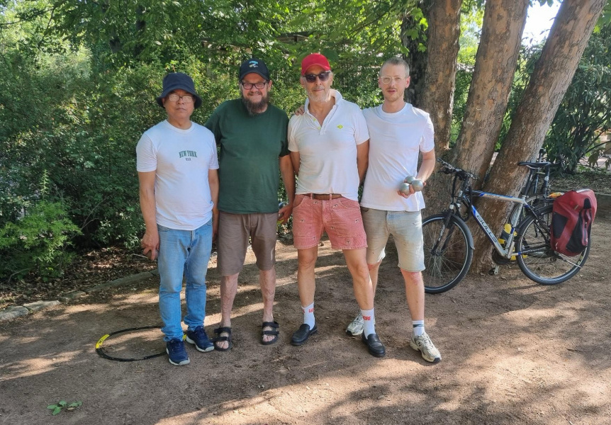 Nara, Mirek, Sebastian und Michael (v.l.n.r.)