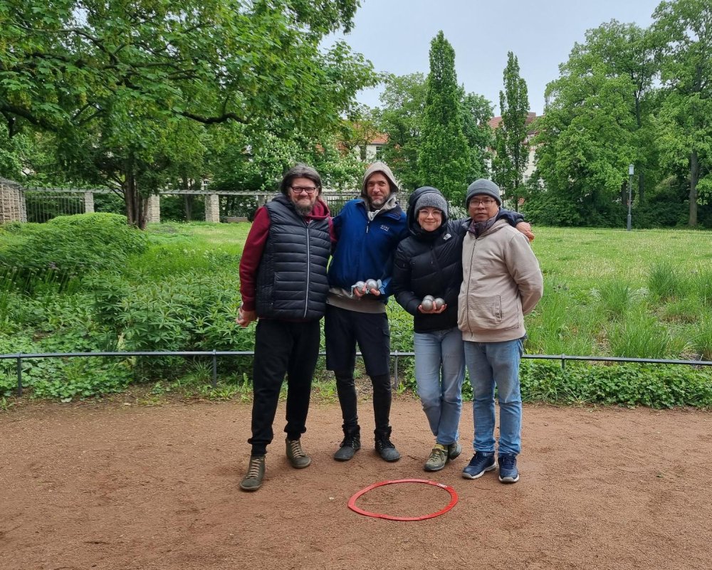 Mirek, Michel, Kathi und Nara