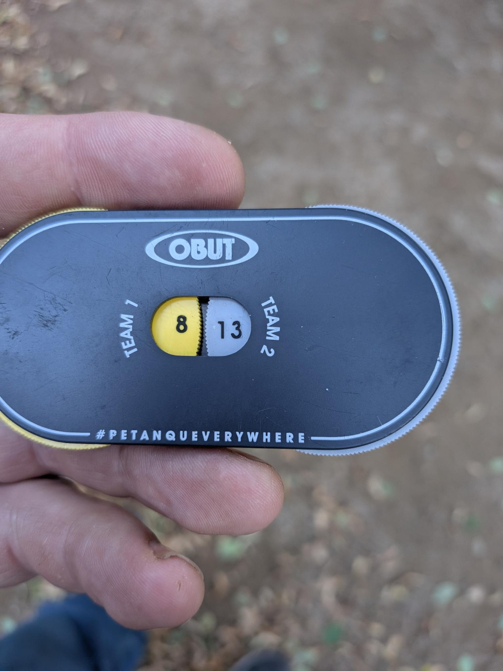 Endstand nach dem 1. Spiel: 13:8 für Boulerbü
